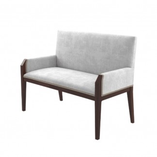 Maguire fully Upholstered Hospitality Commercial Restaurant Lounge Hotel wood dining settee